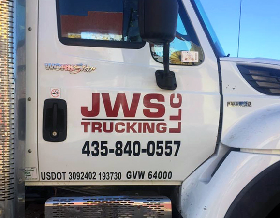 JWS Vehicle Lettering